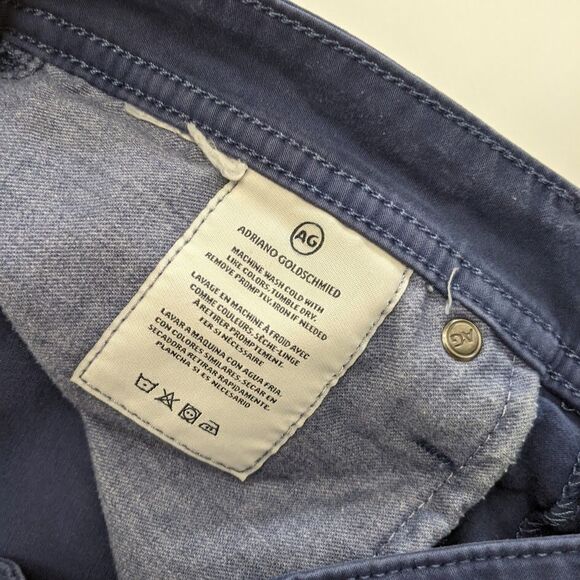 Adriano Goldschmied Men's The Graduate Tailored Leg Pants Blue Size 29 - Picture 8 of 11